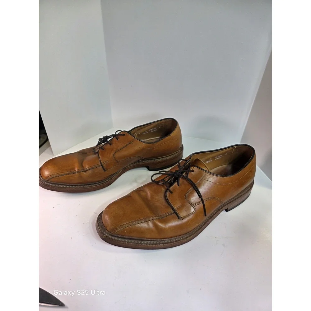 Allen Edmonds Hillcrest Men's Dress‎ Shoes Size 11 D Leather Walnut Brown